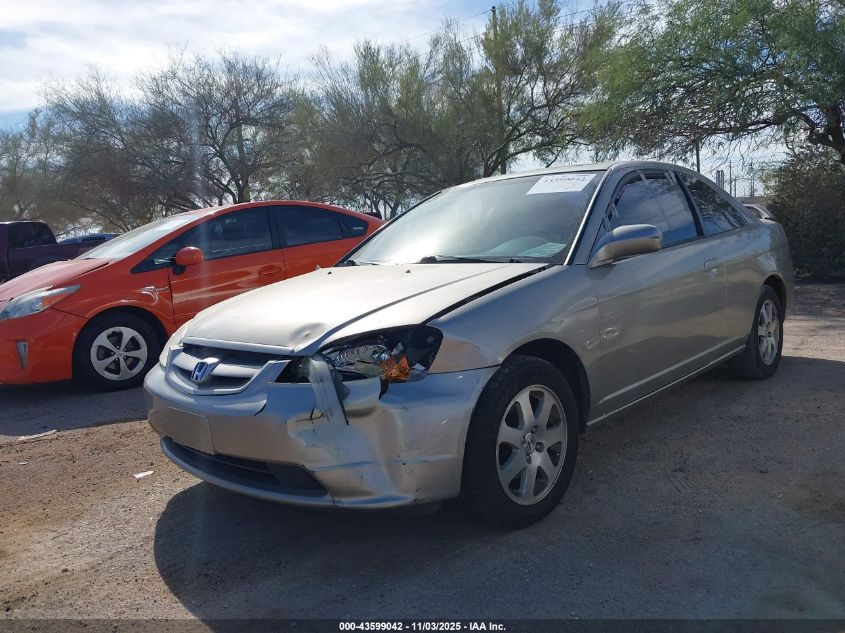 2003 Honda Civic Ex VIN: 1HGEM22963L038449 Lot: 43599042