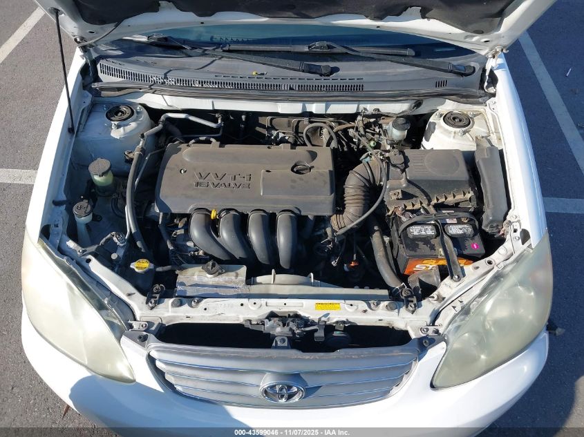 2003 Toyota Corolla S VIN: 1NXBR32E13Z104045 Lot: 43599046