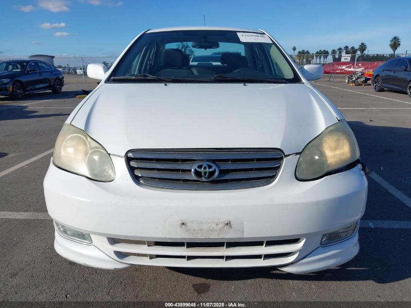 2003 Toyota Corolla S VIN: 1NXBR32E13Z104045 Lot: 43599046