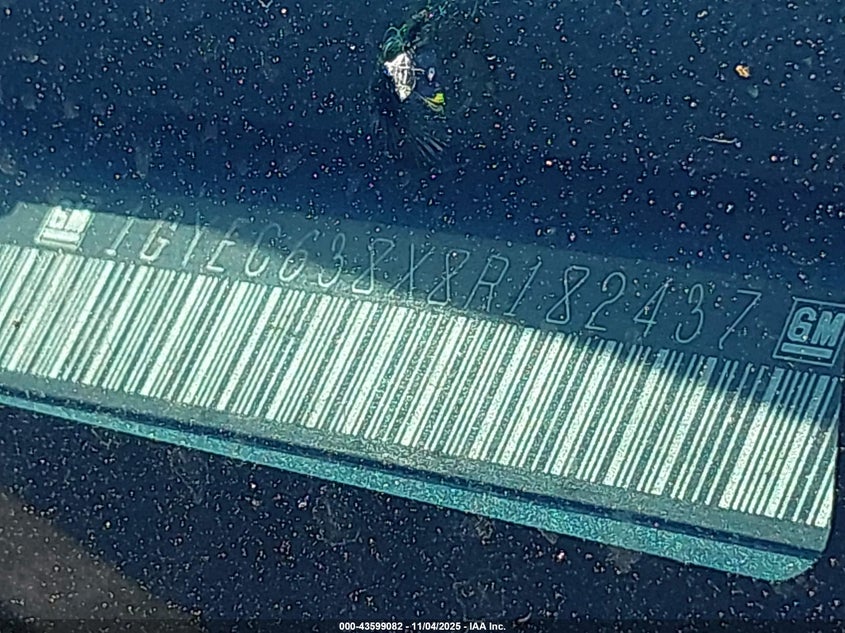 2008 Cadillac Escalade Standard VIN: 1GYEC638X8R182437 Lot: 43599082