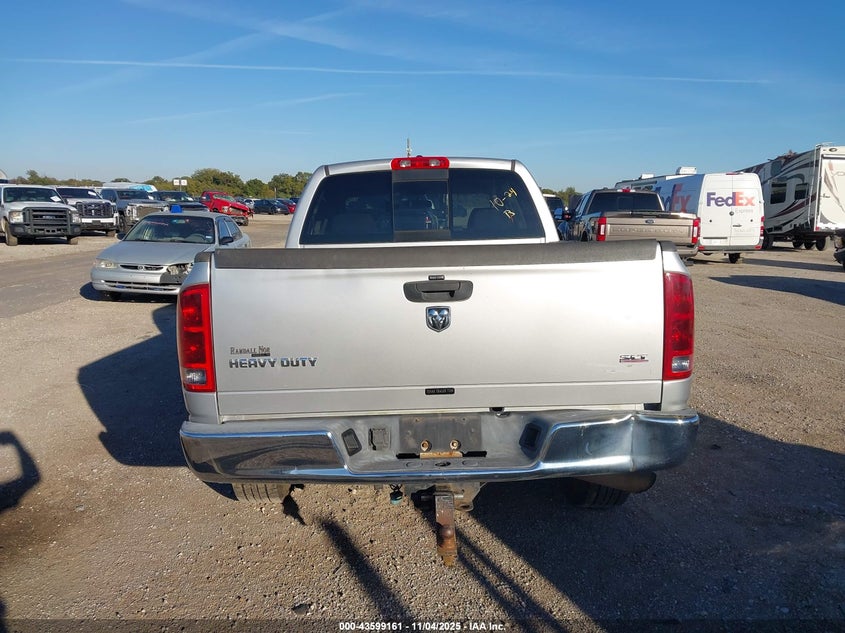 2006 Dodge Ram 2500 Slt/Sport VIN: 3D7KR28CX6G282599 Lot: 43599161