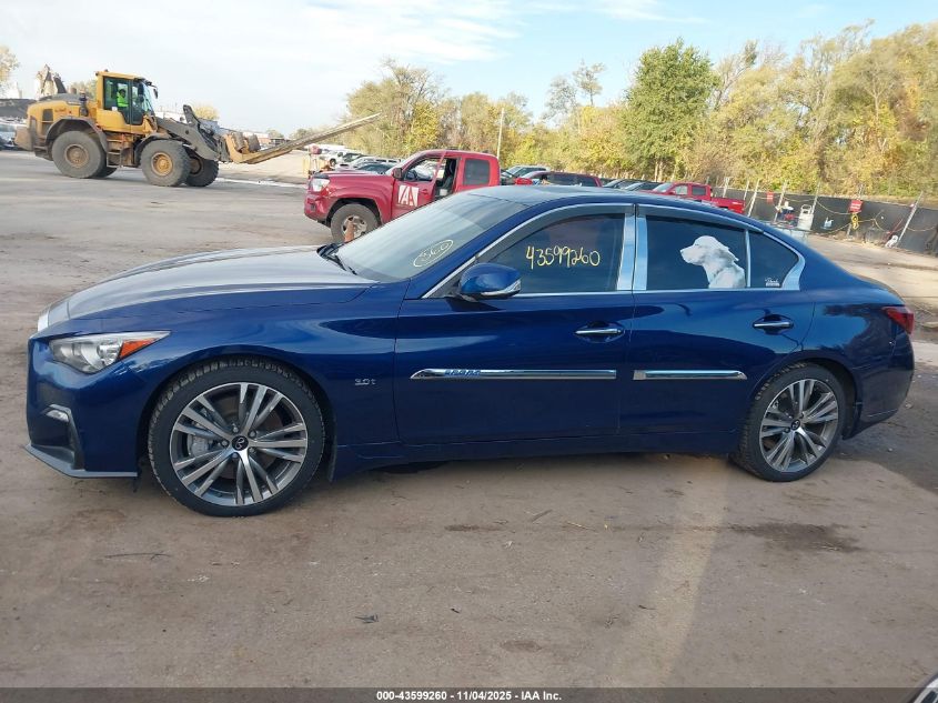2020 Infiniti Q50 Sport Awd VIN: JN1EV7AR5LM254042 Lot: 43599260