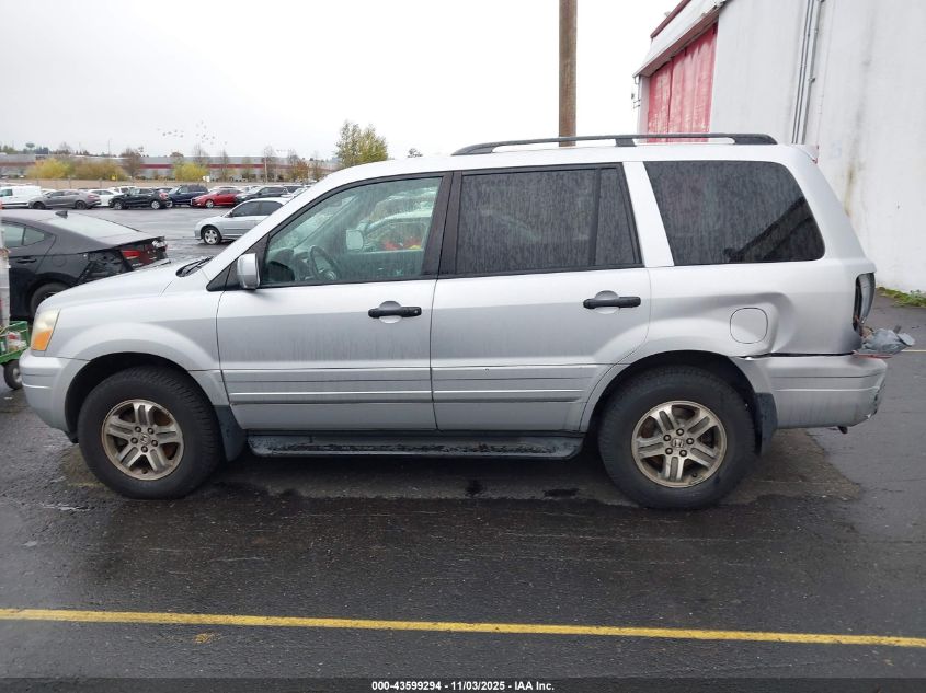 2004 Honda Pilot Ex-L VIN: 2HKYF18674H564799 Lot: 43599294