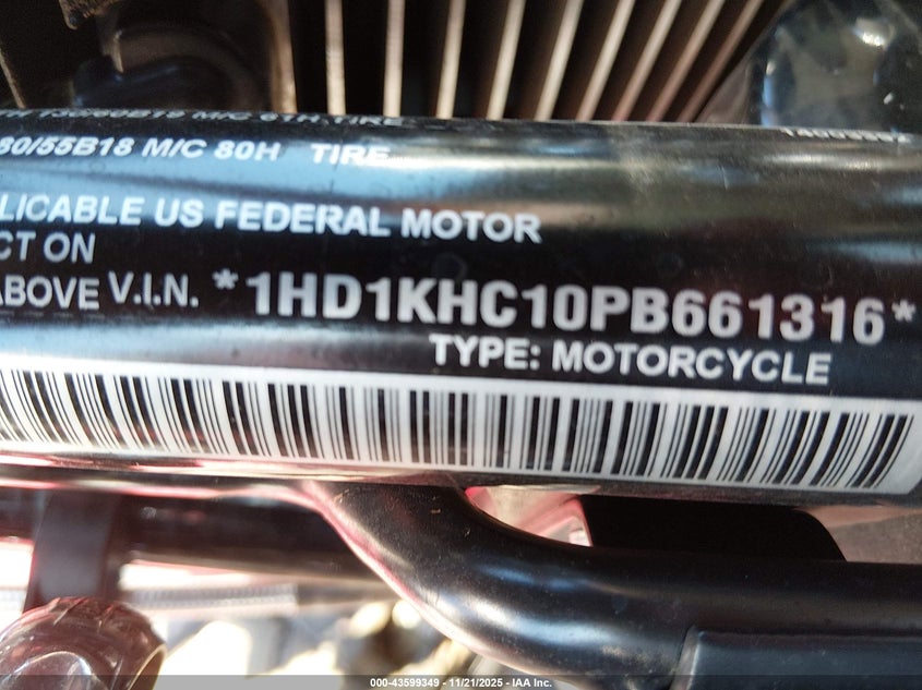 2023 Harley-Davidson Fltrx VIN: 1HD1KHC10PB661316 Lot: 43599349