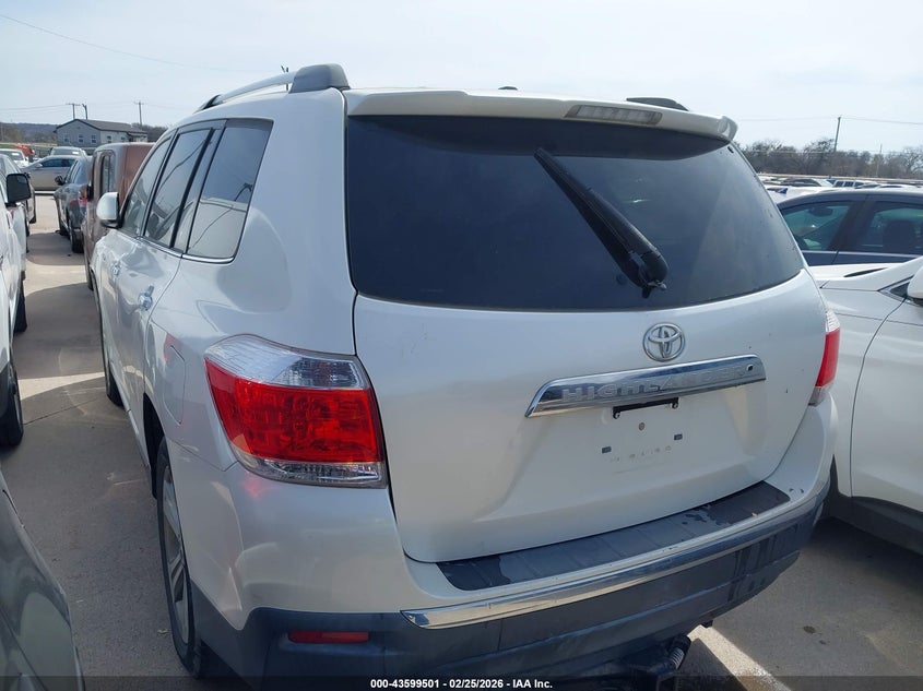 Vin: 5tdyk3eh0bs039300, lot: 44094597, toyota highlander limited v6 20113