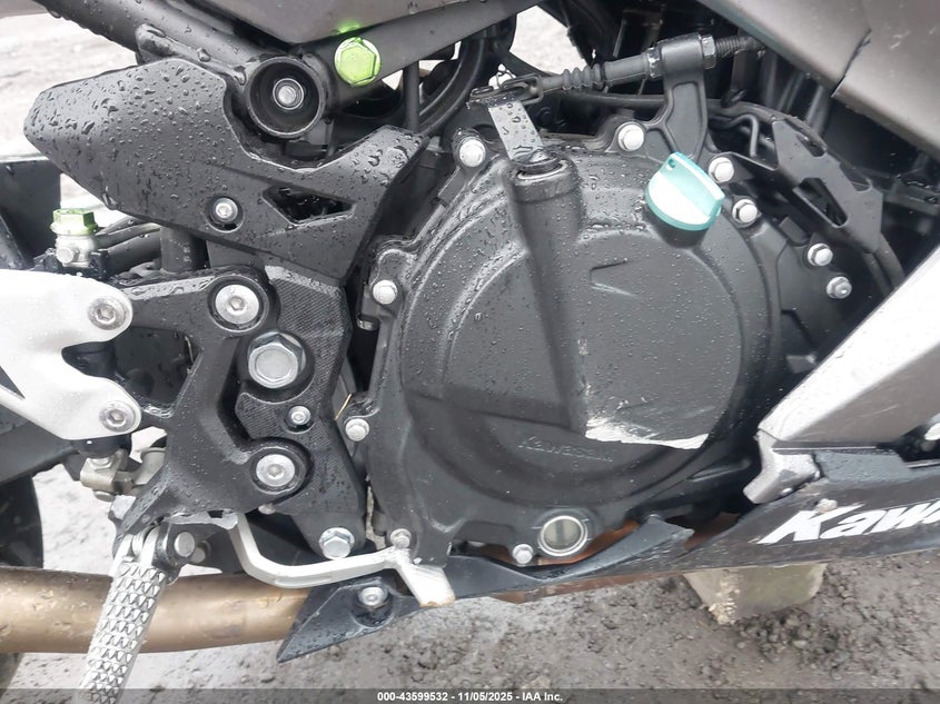 2022 Kawasaki Ex400 VIN: JKAEXKG19NDAH6188 Lot: 43599532