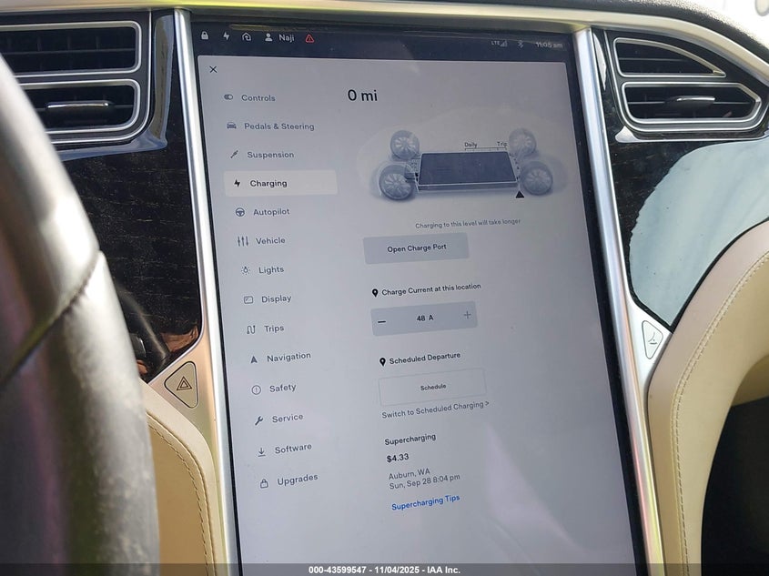 2016 Tesla Model S 60D/70D/75D/85D/90D VIN: 5YJSA1E26GF162474 Lot: 43599547