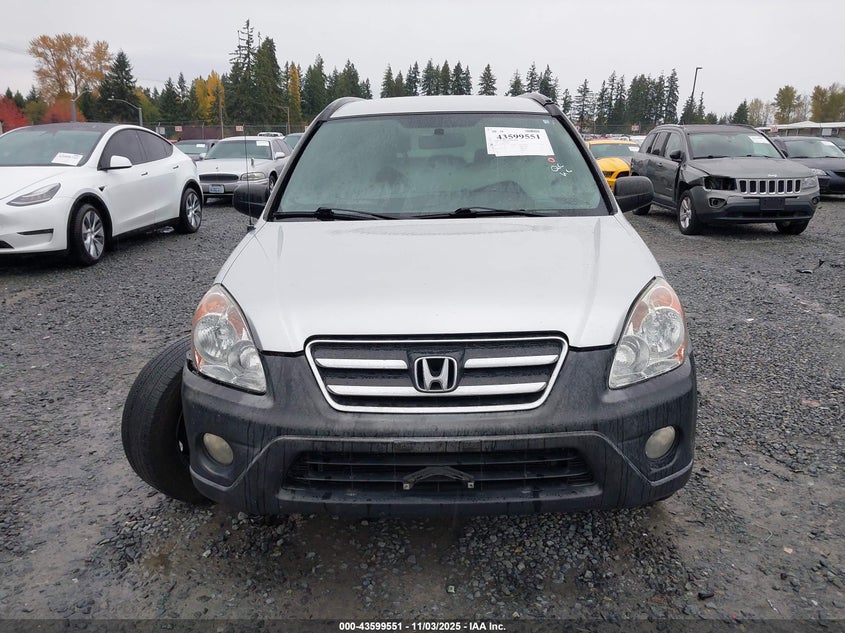 2006 Honda Cr-V Lx VIN: JHLRD68576C009075 Lot: 43599551
