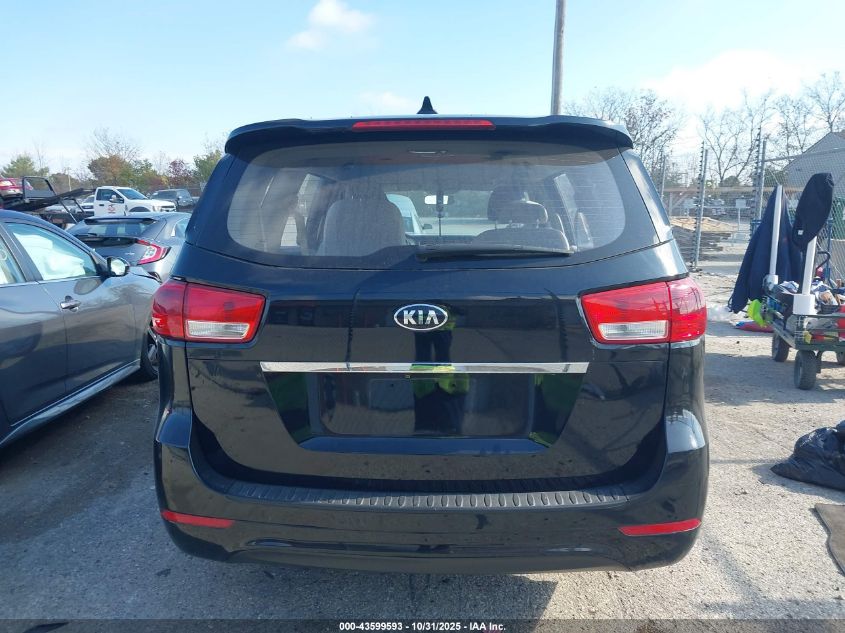 2016 Kia Sedona L VIN: KNDMA5C18G6151191 Lot: 43599593
