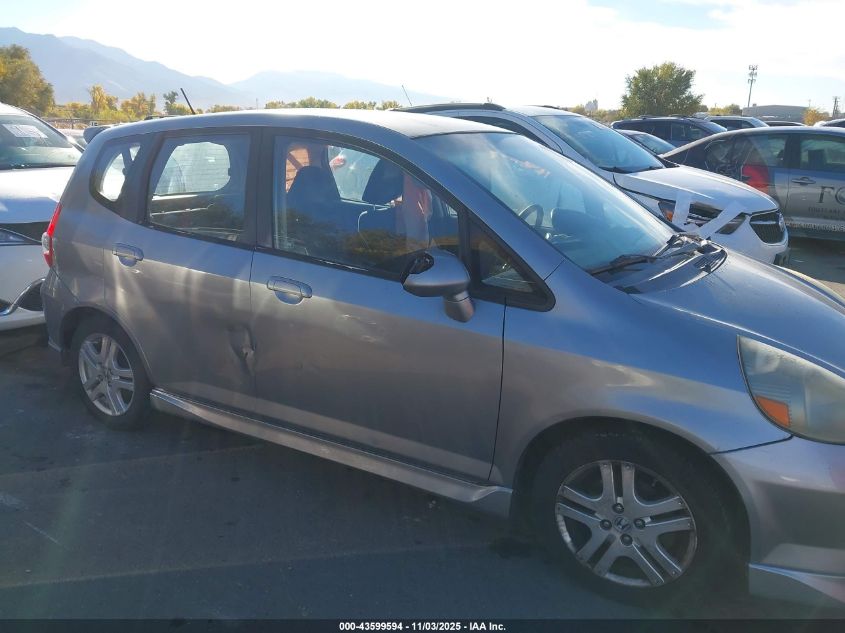 2008 Honda Fit Sport VIN: JHMGD386X8S003998 Lot: 43599594