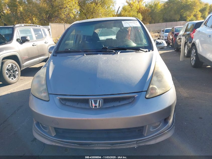 2008 Honda Fit Sport VIN: JHMGD386X8S003998 Lot: 43599594