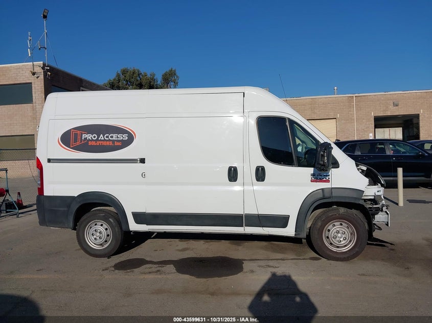 2021 Ram Promaster 1500 High Roof 136 Wb VIN: 3C6LRVBG8ME584405 Lot: 43599631