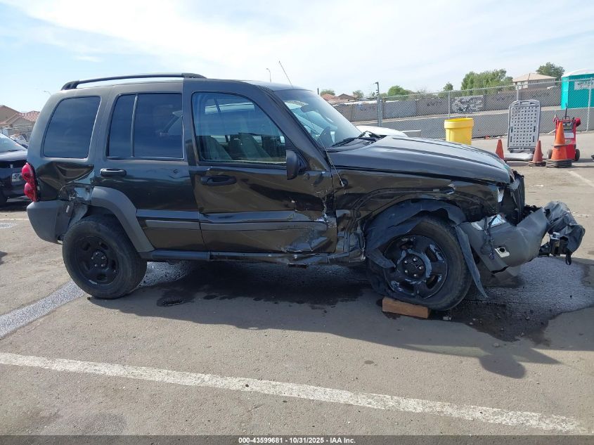 2006 Jeep Liberty Sport VIN: 1J4GL48K36W193182 Lot: 43599681