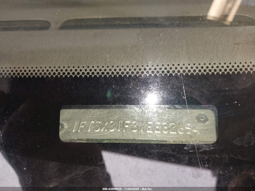 2000 Ford F-350 Lariat/Xl/Xlt VIN: 1FTSX31F3YEE32654 Lot: 43599825