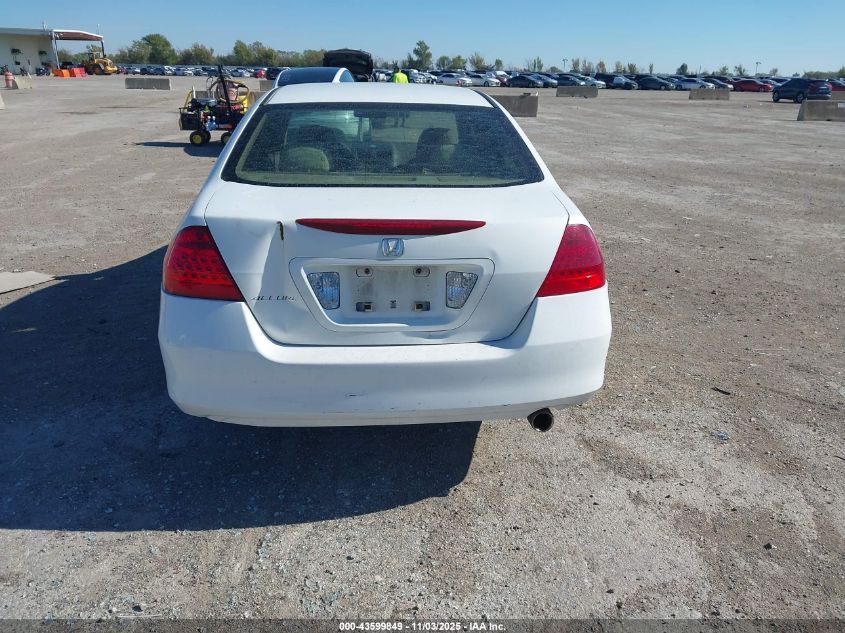 2006 Honda Accord 2.4 Lx VIN: 1HGCM56456A177480 Lot: 43599849