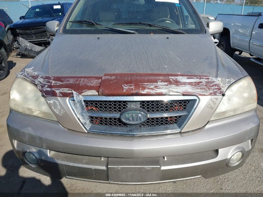 2005 Kia Sorento Ex/Lx VIN: KNDJD733855382845 Lot: 43599853