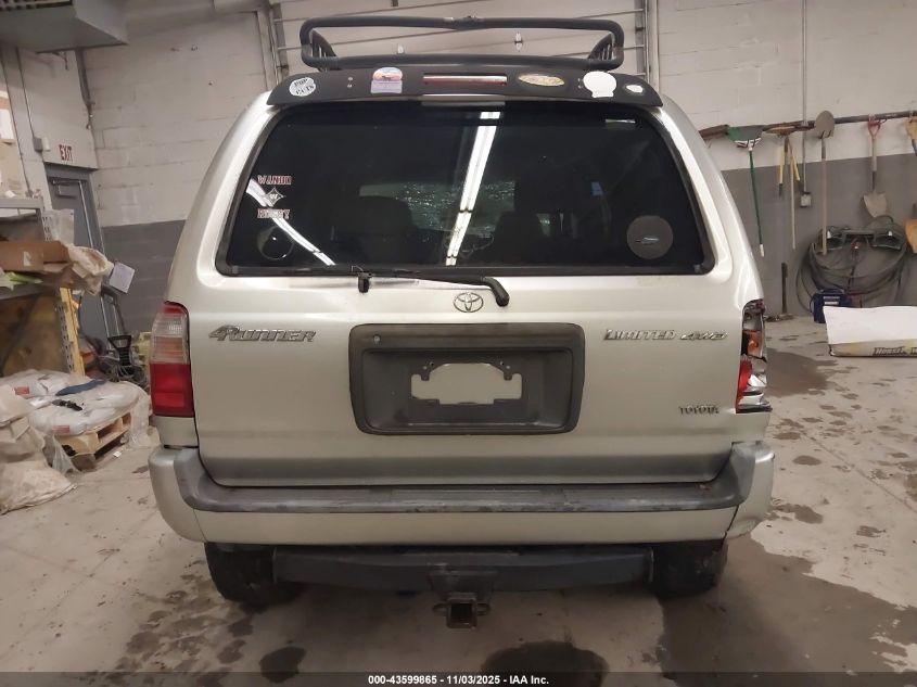 2000 Toyota 4Runner Limited V6 VIN: JT3HN87R3Y0286854 Lot: 43599865