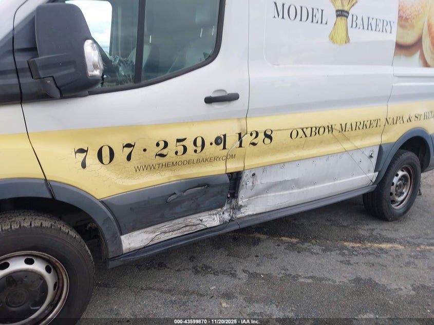 2018 Ford Transit-250 VIN: 1FTYR1CM7JKA52048 Lot: 43599870