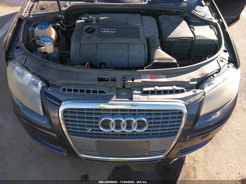 2006 Audi A3 2.0T VIN: WAUNF78P46A029130 Lot: 43599920