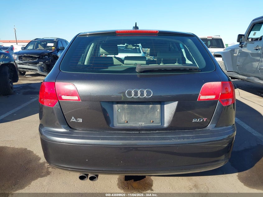 2006 Audi A3 2.0T VIN: WAUNF78P46A029130 Lot: 43599920