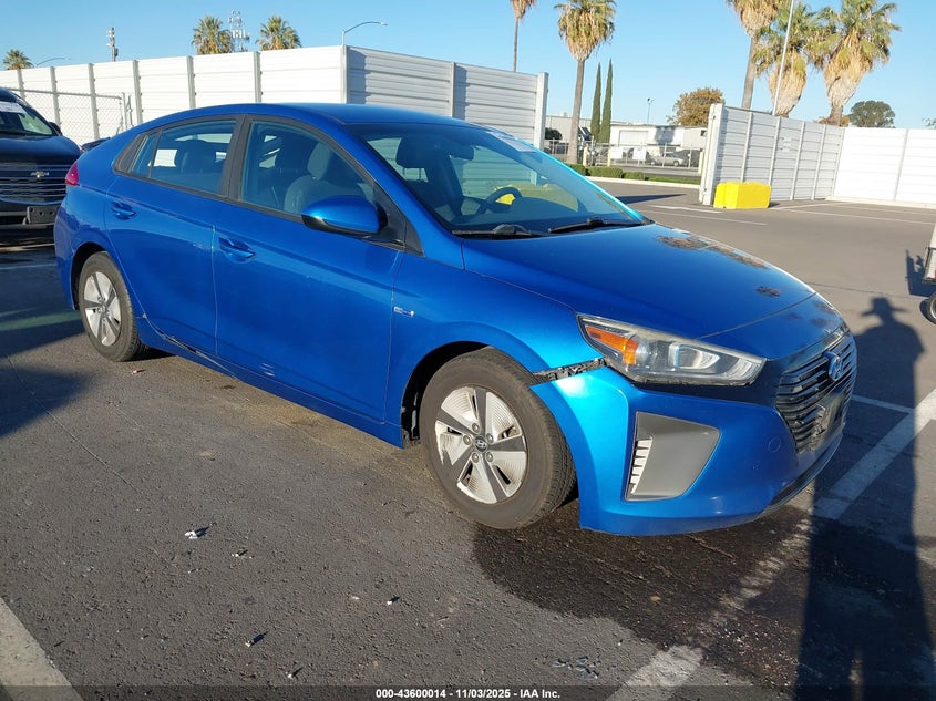 2017 HYUNDAI IONIQ HYBRID BLUE - KMHC65LC2HU040854
