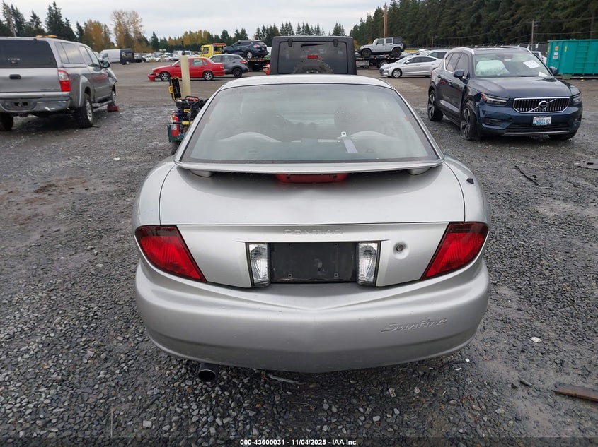 2005 Pontiac Sunfire VIN: 3G2JB12F95S108630 Lot: 43600031