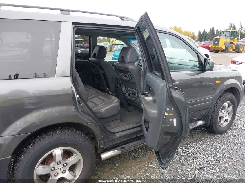 2007 Honda Pilot Ex-L VIN: 2HKYF18547H511764 Lot: 43600068