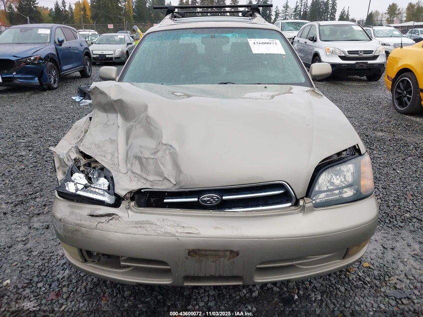 2000 Subaru Legacy Gt VIN: 4S3BH6458Y6306883 Lot: 43600072