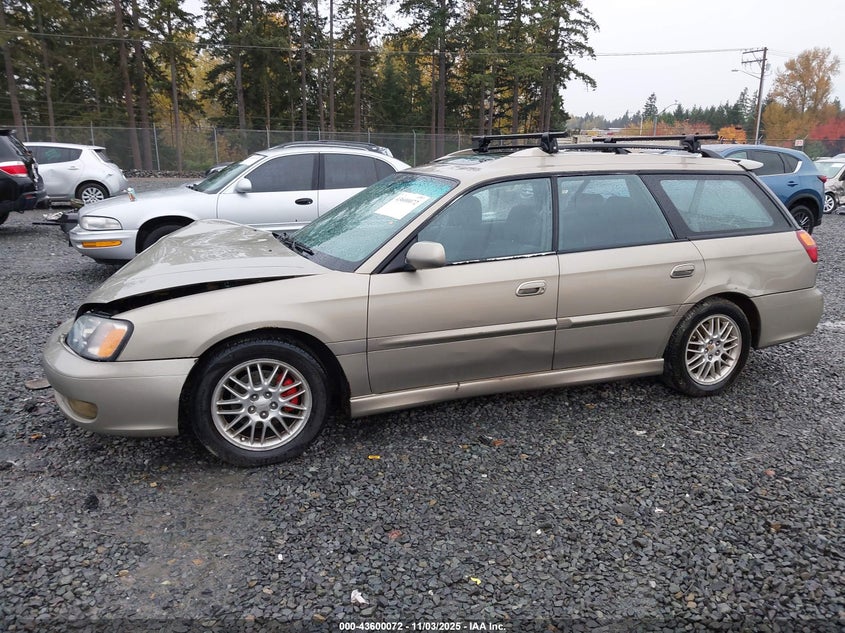 2000 Subaru Legacy Gt VIN: 4S3BH6458Y6306883 Lot: 43600072