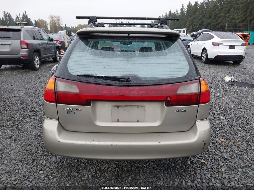 2000 Subaru Legacy Gt VIN: 4S3BH6458Y6306883 Lot: 43600072