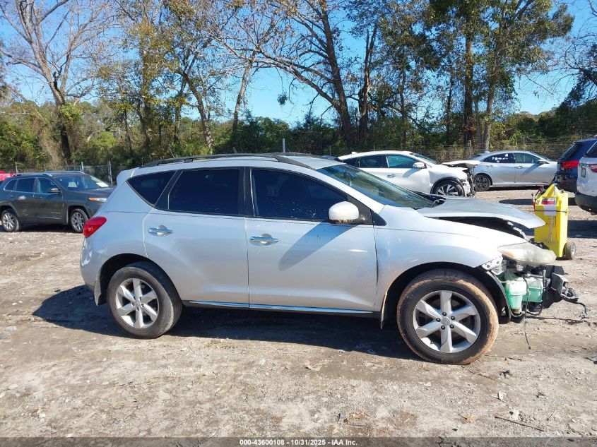 2009 Nissan Murano Sl VIN: JN8AZ18U19W026841 Lot: 43600108