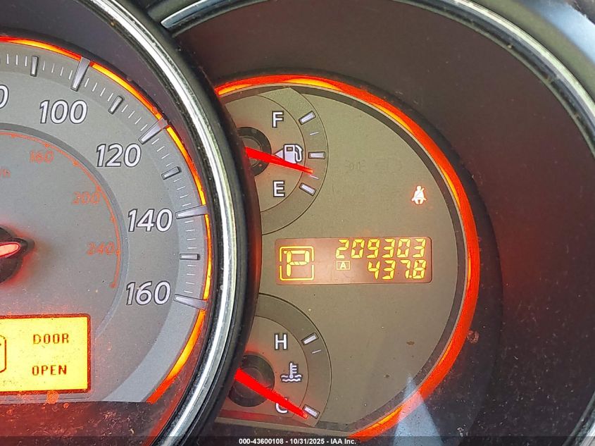 2009 Nissan Murano Sl VIN: JN8AZ18U19W026841 Lot: 43600108