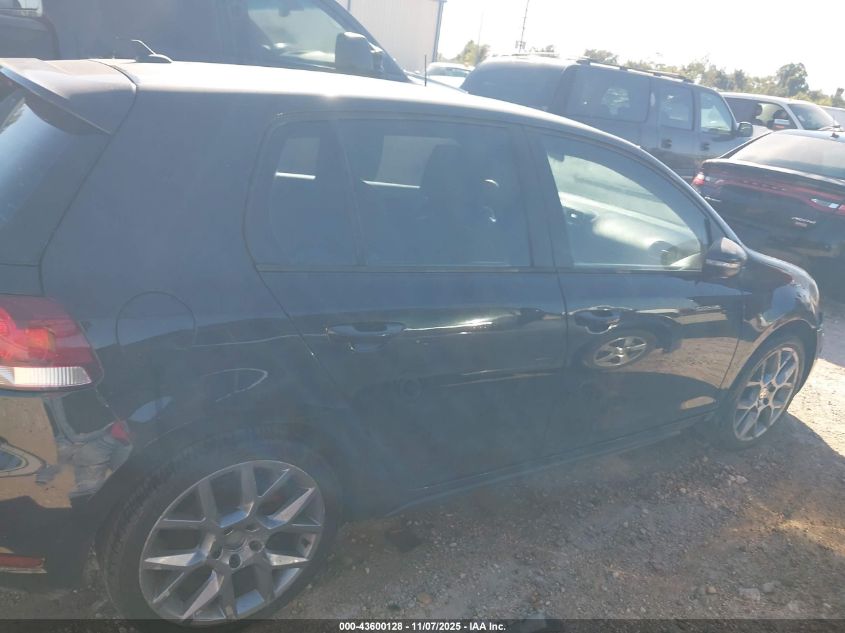 2013 Volkswagen Gti Drivers Edition VIN: WVWGV7AJ8DW134807 Lot: 43600128