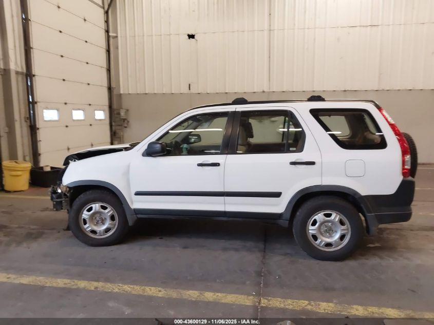 2006 Honda Cr-V Lx VIN: JHLRD785X6C030069 Lot: 43600129