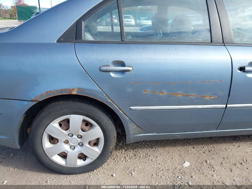 2009 Hyundai Sonata Gls VIN: 5NPET46C09H547405 Lot: 43600160