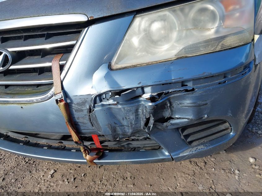 2009 Hyundai Sonata Gls VIN: 5NPET46C09H547405 Lot: 43600160