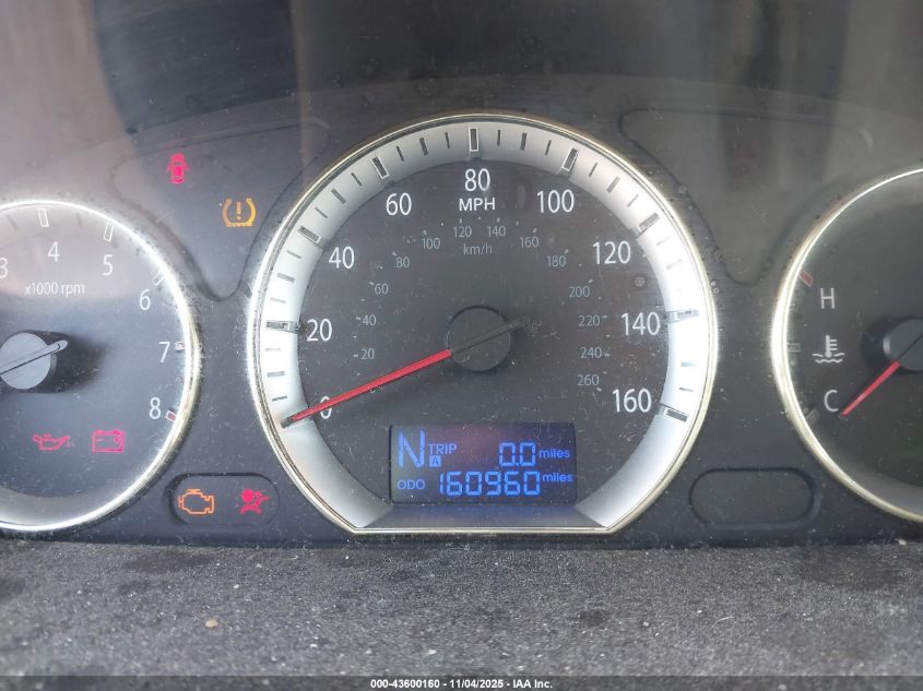 2009 Hyundai Sonata Gls VIN: 5NPET46C09H547405 Lot: 43600160