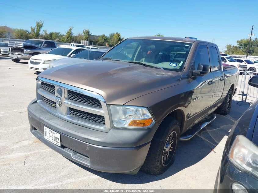 Vin: 1d7rb1gk0as185287, lot: 44095285, dodge ram 1500 st 20102