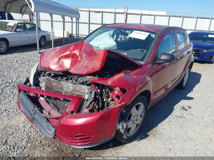 2008 Dodge Caliber Se VIN: 1B3HB28B48D775230 Lot: 43600255