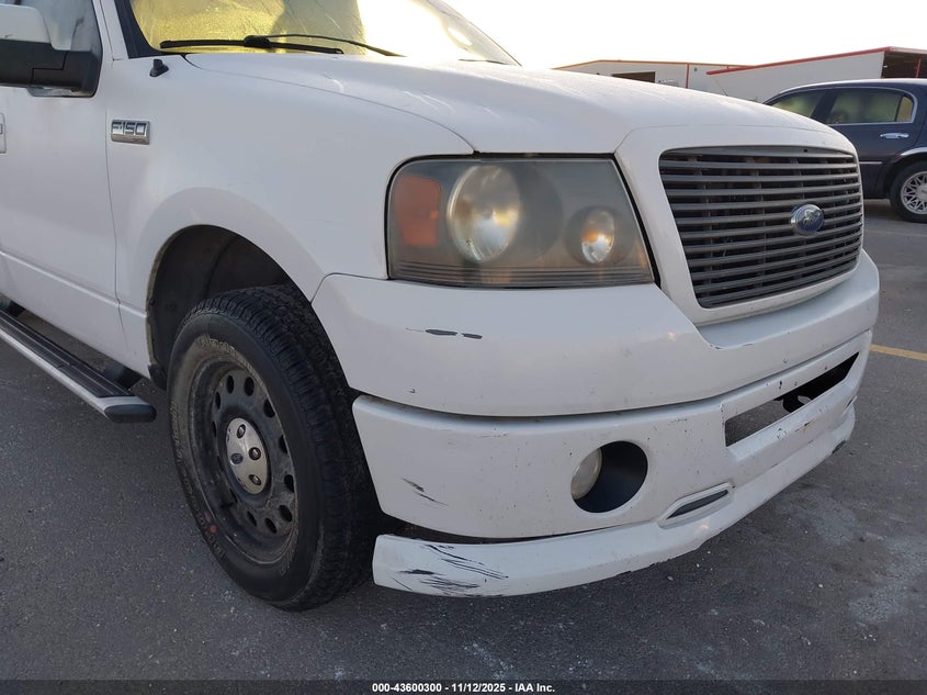 2007 Ford F-150 Fx2/Xlt VIN: 1FTRW12W17KD08113 Lot: 43600300