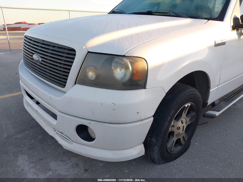 2007 Ford F-150 Fx2/Xlt VIN: 1FTRW12W17KD08113 Lot: 43600300