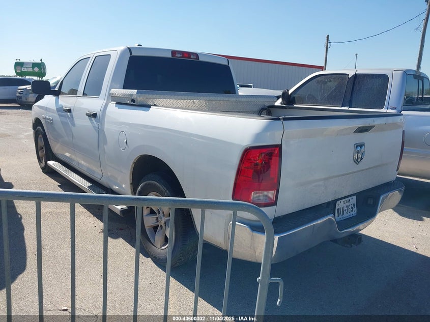 Vin: 1c6rr6ft0es377416, lot: 44095398, ram 1500 tradesman 20143