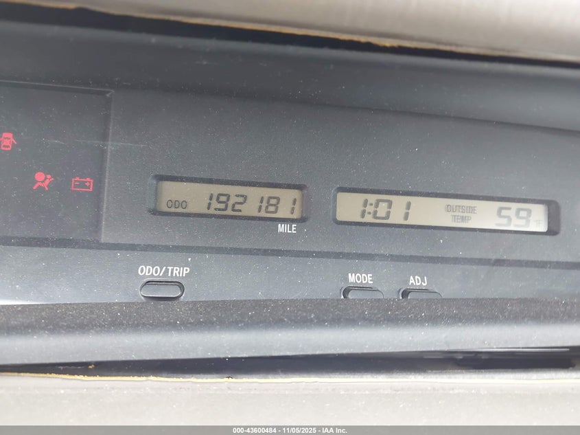 2000 Toyota Avalon Xl VIN: 4T1BF28B6YU083376 Lot: 43600484