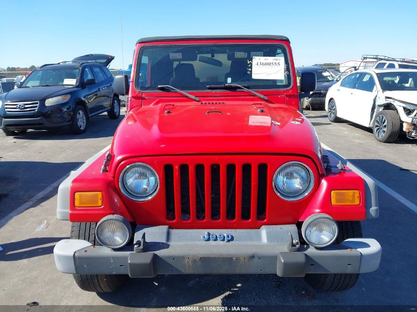 2006 Jeep Wrangler Sport VIN: 1J4FA49S46P707941 Lot: 43600555