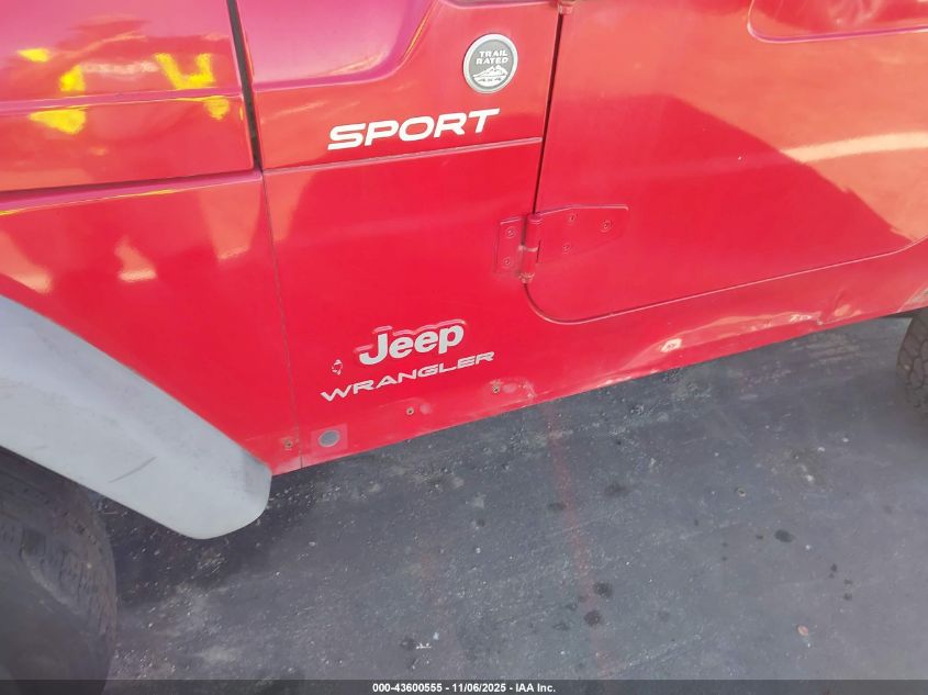 2006 Jeep Wrangler Sport VIN: 1J4FA49S46P707941 Lot: 43600555