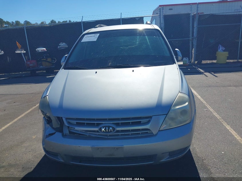 2009 Kia Sedona Lx VIN: KNDMB233296281984 Lot: 43600587
