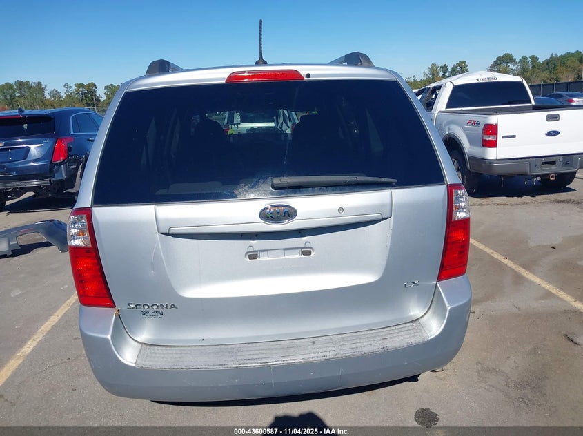 2009 Kia Sedona Lx VIN: KNDMB233296281984 Lot: 43600587