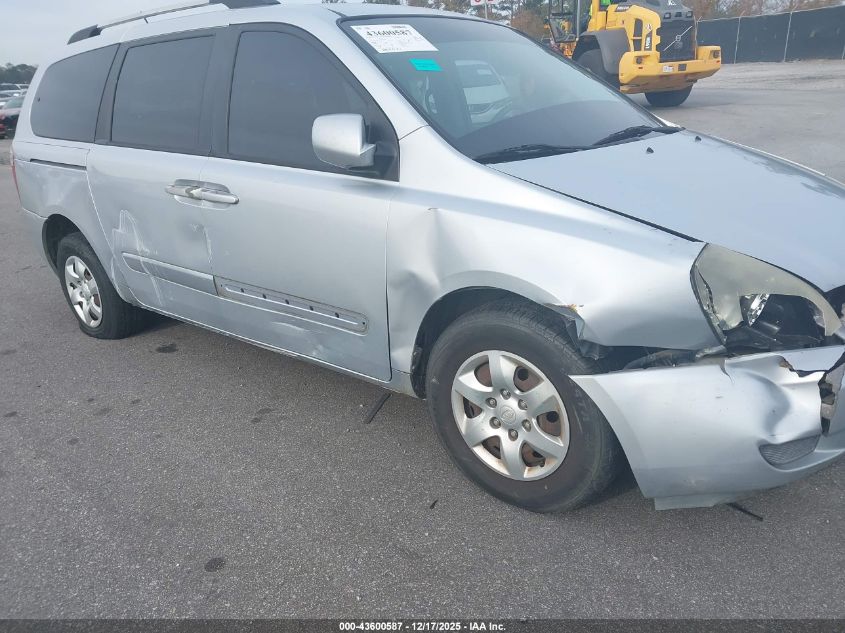 2009 Kia Sedona Lx VIN: KNDMB233296281984 Lot: 43600587