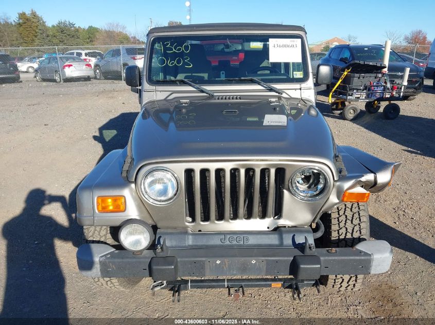 2004 Jeep Wrangler Sahara VIN: 1J4FA59S84P749824 Lot: 43600603