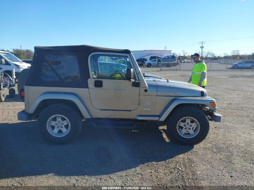 2004 Jeep Wrangler Sahara VIN: 1J4FA59S84P749824 Lot: 43600603